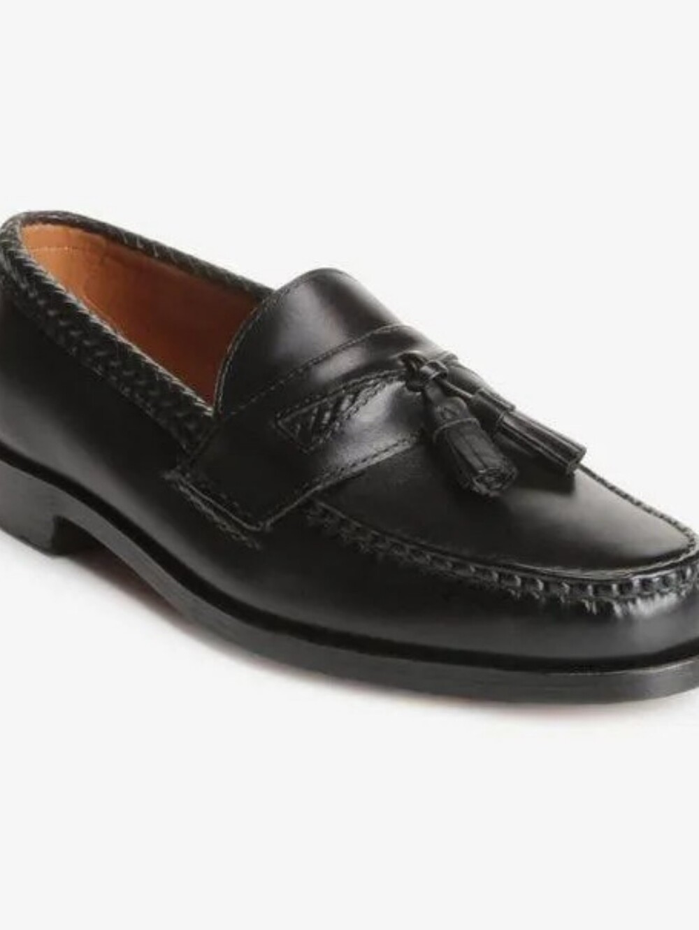 ALLEN EDMONDS Men's Leather Maxfield Loafer in Black Size 11.5 D